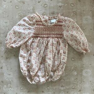 smocked onesie